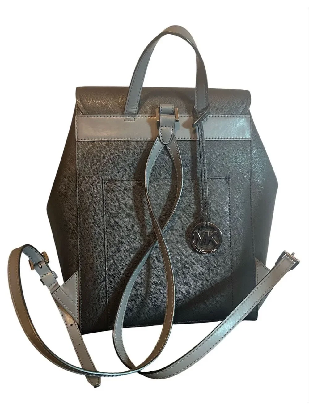 MK9. Black Michael Kors Hayes medium backpack